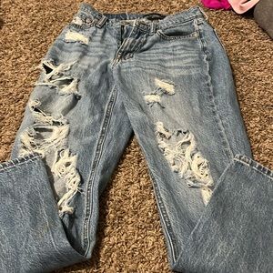 Aeropostale blue mom jeans